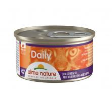 DAILY - GRAIN FREE MOUSSE AVEC LAPIN (x 24) Boîte 85 GR DAILY - GRAIN FREE MOUSSE AVEC LAPIN (x 24) Boîte 85 GR