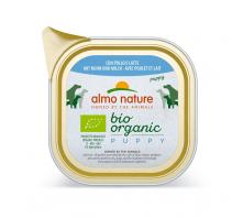 BIO ORGANIC PUPPY AVEC POULET ET LAIT (x 32) Barquette 100 GR BIO ORGANIC PUPPY AVEC POULET ET LAIT (x 32) Barquette 100 GR